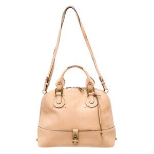 Chloé Aurore Bugatti Paddington Satchel Camel Leather Lock & Key NWT
